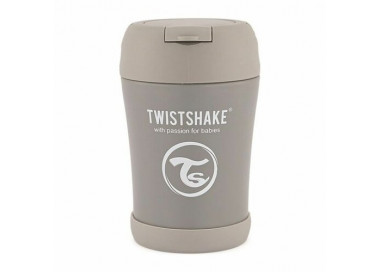 Twistshake Termoska na jídlo 350 ml, šedá 