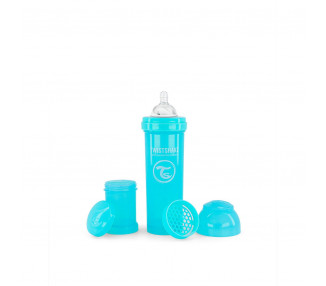 Twistshake Kojenecká láhev Anti-Colic 330 ml, modrá