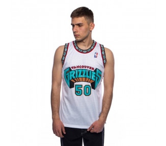 Mitchell & Ness Vancouver Grizzlies 50 Bryant Reeves white Swingman Jersey