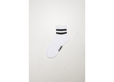 Urban Classics Sporty Half Cuff Logo Socks 5-Pack white