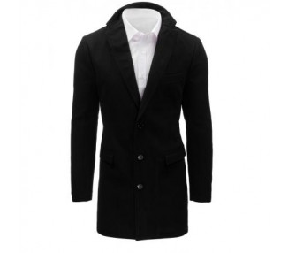 Pánský černý kabát