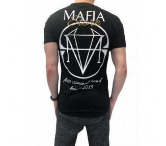 Pánské černé tričko s potiskem Mafia Store