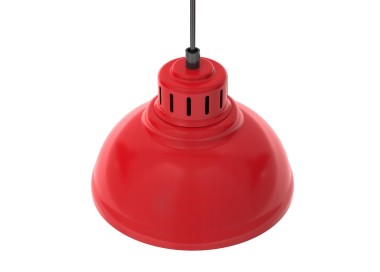  Luminex Závěsné svítidlo Sven, třísvítidlo, červená barva, ocel, E27