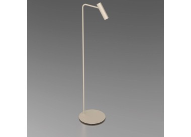  Luminex Stojací lampa Axion, béžová barva, výška 115 cm, ocel