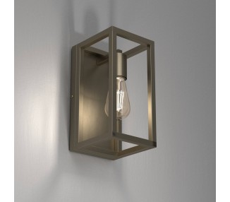  Luminex Rámové nástěnné svítidlo, titanově zlatá barva, výška 30 cm, ocel