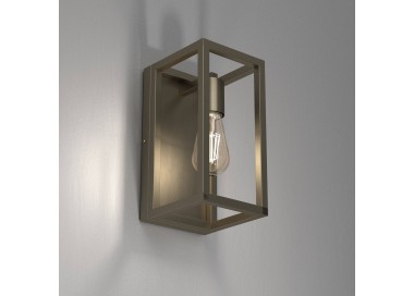  Luminex Rámové nástěnné svítidlo, titanově zlatá barva, výška 30 cm, ocel