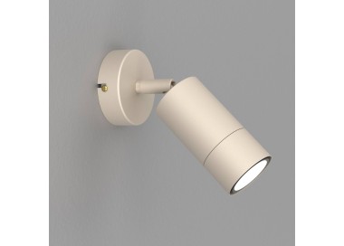  Luminex Odkazové nástěnné bodové svítidlo, béžová barva, šířka 8 cm, ocel