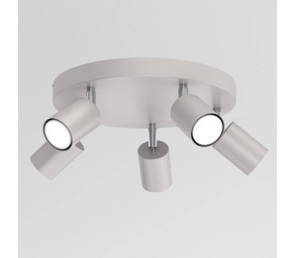 Luminex Zábavné stropní bodové svítidlo, šedé, Ø 30 cm, ocel, 5 světel.