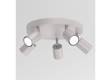  Luminex Zábavné stropní bodové svítidlo, šedé, Ø 30 cm, ocel, 5 světel.