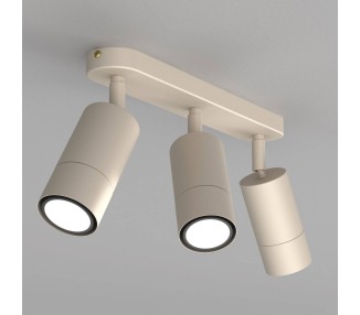  Luminex Stropní bodové svítidlo Link, béžové, délka 33 cm, 3 světla.