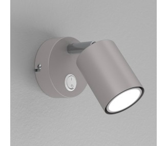  Luminex Zábavný nástěnný reflektor, šedý, šířka 9 cm, ocel