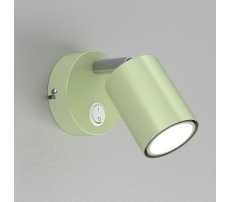  Luminex Zábavný nástěnný reflektor, světle zelený, šířka 9 cm, ocel