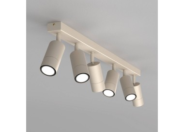  Luminex Stropní bodové svítidlo Link, béžové, délka 90 cm, 6 světel.