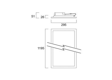  Sylvania Sylvania LED panel Start, 120 x 30 cm, 840, 29 W