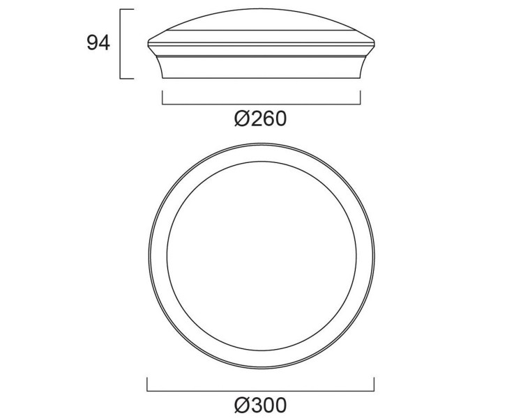  Sylvania Sylvania Start Povrchové stropní svítidlo, Ø 30 cm, CCT, Multipower