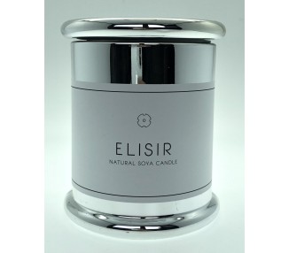 Maxxo Elisir Silver Dekorativní svíčka, přírodní vosk