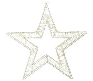 Svíticí vánoční hvězda, 960 LED, 38 x 8 x 38 cm
