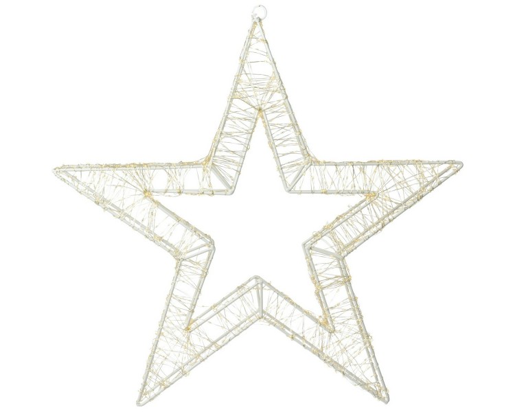 Svíticí vánoční hvězda, 960 LED, 38 x 8 x 38 cm