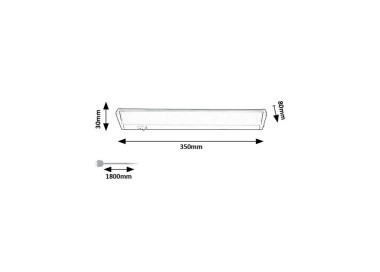 Rabalux 78058 podlinkové výklopné LED svítidlo Easylight 2, 35 cm, stříbrná
