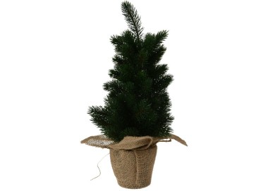 Dekorační stromek Smrk tmavě zelená, 45 cm