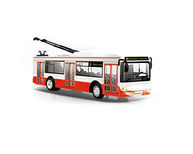 Rappa Trolejbus se zvukem a světlem, 28 cm
