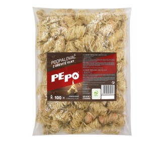PE-PO podpalovač z dřevité vlny 100 ks  PEFC  