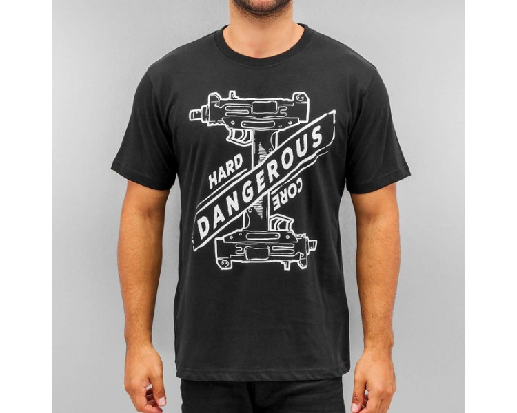 Dangerous DNGRS Hardcore Uzi T-Shirt Black