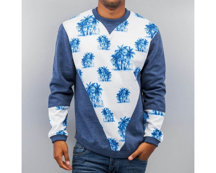 Just Rhyse Palms Sweatshirt Blue