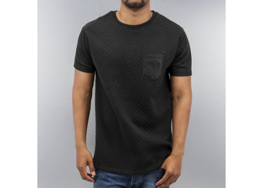 Just Rhyse Quilted T-Shirt Black