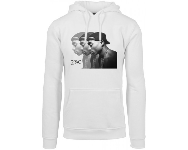 Mr. Tee 2Pac Faces Hoody white