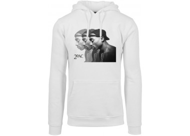 Mr. Tee 2Pac Faces Hoody white