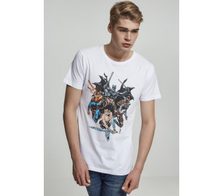 Mr. Tee Justice League Crew Tee white