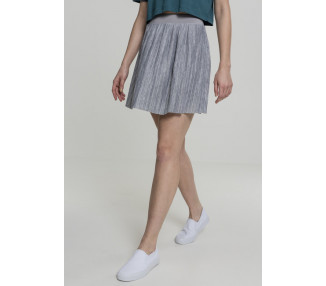 Urban Classics Ladies Jersey Pleated Mini Skirt grey