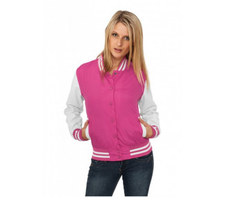 Urban Classics Ladies Light College Jacket fus/wht