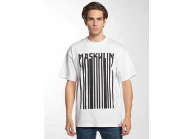 Maskulin / T-Shirt Barcode in white