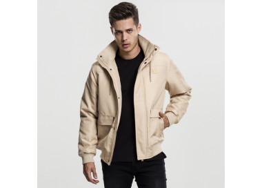 Urban Classics Heavy Hooded Jacket beige