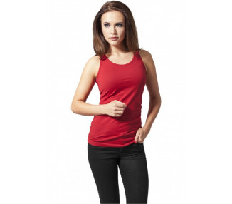 Urban Classics Ladies Cutted Back Tanktop red