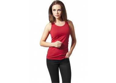 Urban Classics Ladies Cutted Back Tanktop red