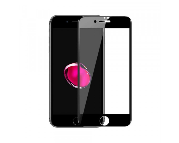 iPhone 7, 8, SE 2020, 5D sklo, černé