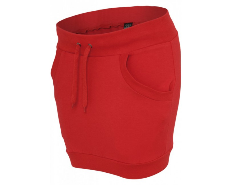 Urban Classics Ladies French Terry Skirt red