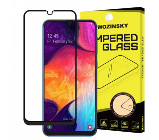 5D Tvrzené sklo pro Samsung Galaxy A30 / A50, černé