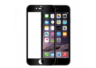IPhone 6 PLUS, 6S PLUS Tvrzené sklo, černé