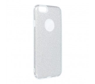 Obal Forcell Shining, iPhone 6, 6S, stříbrný