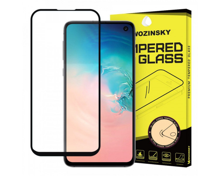 5D Tvrzené sklo pro Samsung Galaxy S10e, černé