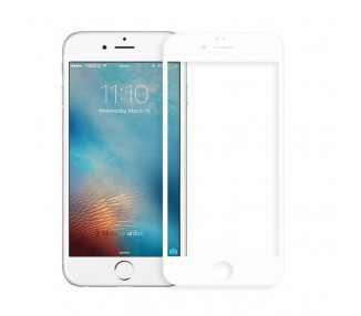 IPhone 7 PLUS, 8 PLUS, 5D Tvrzené sklo, bílé