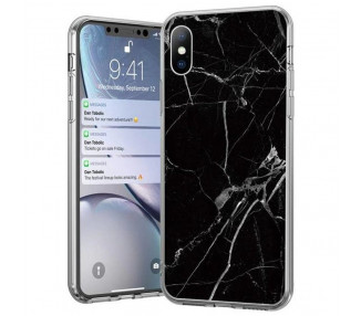 Wozinsky Marble, iPhone X / XS, černý