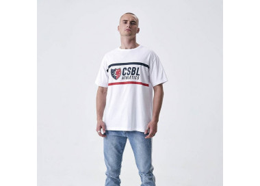 Cayler & Sons Black Label Insignia Oversized Tee white / red