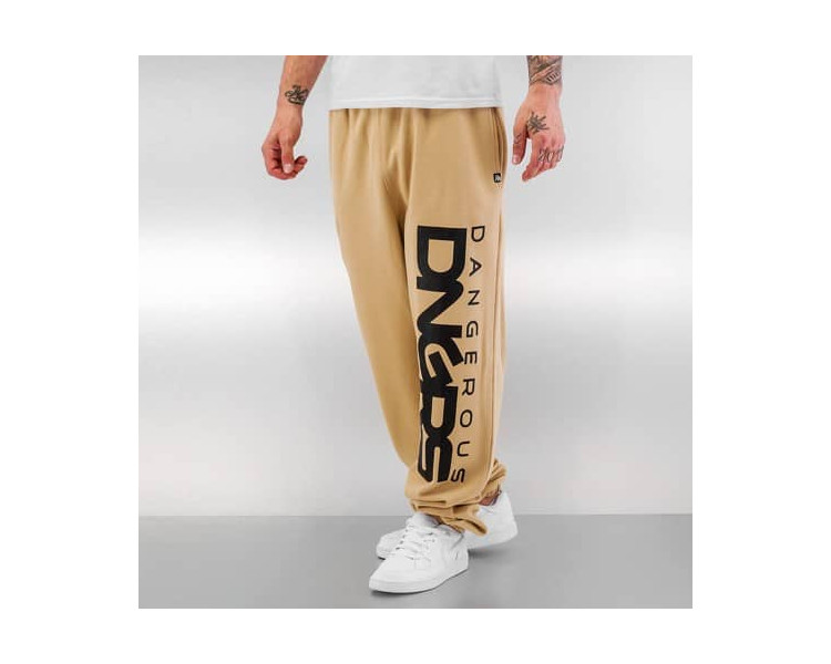 Dangerous DNGRS Classic Sweat Pants Beige/Black