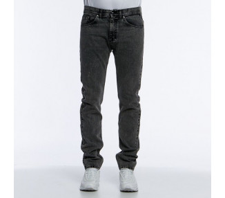 Pants Mass Denim Dope Jeans Tapered Fit black stone washed