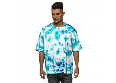 Cayler & Sons CSBL Meaning Of Life Tie Dye Box Tee white/blue